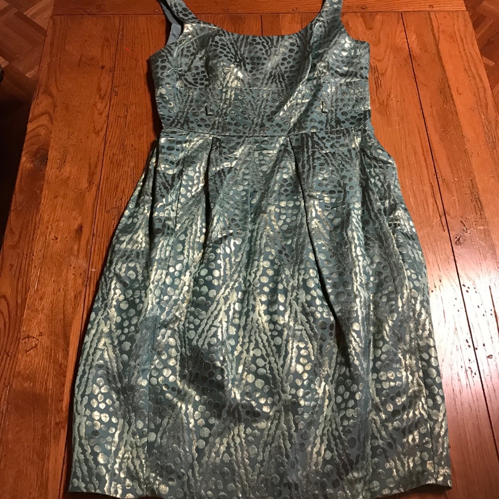 Gold shimmer party dress. Size 4